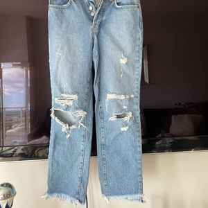 High-Waisted CARMAR Ripped Jeans!